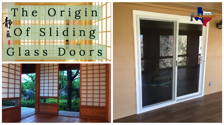 The Origin Of Sliding Glass Doors, Sliding Glass Door Repair Houston