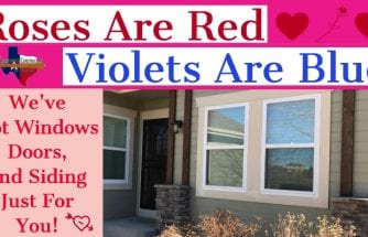 Conservation Construction of Texas, Valentine's Day, New Windows, New Siding, New Doors